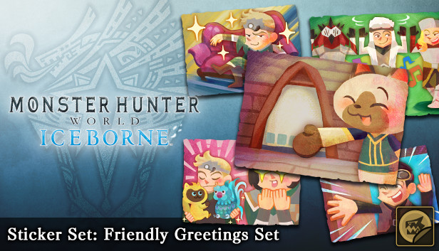Monster Hunter: World - Sticker Set: Friendly Greetings Set Steam capsule image