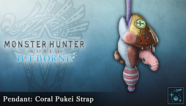 Monster Hunter World: Iceborne - Pendant: Coral Pukei Strap Steam capsule image