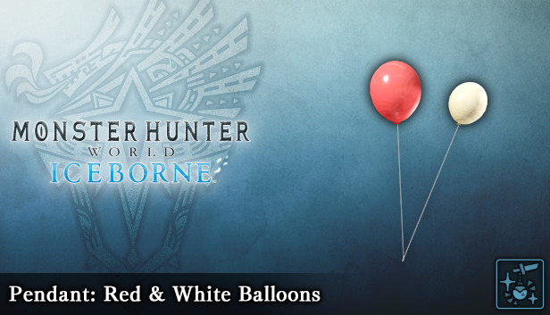 Monster Hunter World: Iceborne - Pendant: Red & White Balloons Steam capsule image