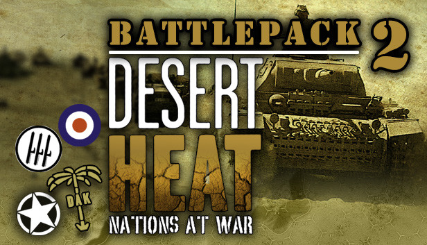 Nations At War Digital: Desert Heat Battlepack 2 Steam capsule image