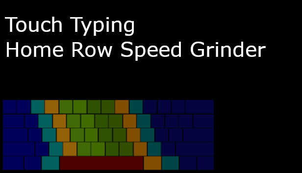 Touch Typing Home Row Speed Grinder Steam capsule image