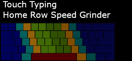 Touch Typing Home Row Speed Grinder concurrent players on Steam