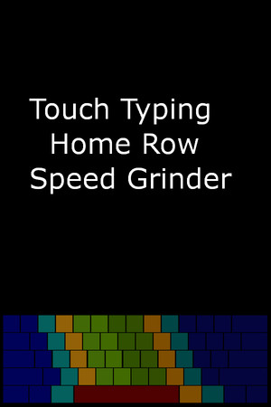Touch Typing Home Row Speed Grinder cover art