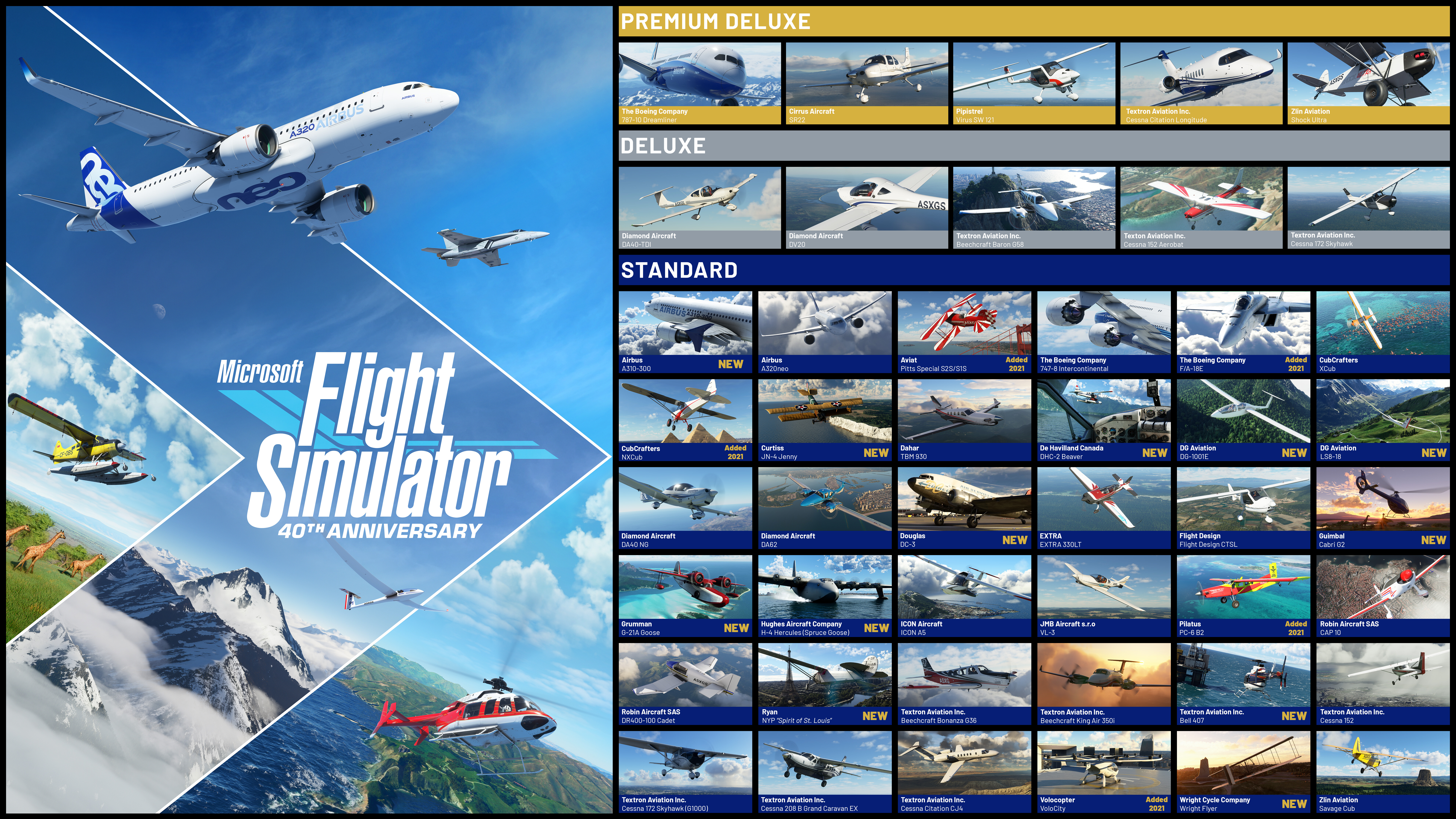 Microsoft Flight Simulator 40th Anniversary Deluxe Edition EU v2 Steam  Altergift