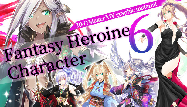 RPG Maker MV - Fantasy Heroine Character Pack 6 Steam capsule image