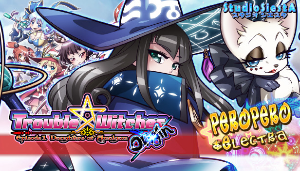 Trouble Witches Origin,additional character : Peropero Steam capsule image