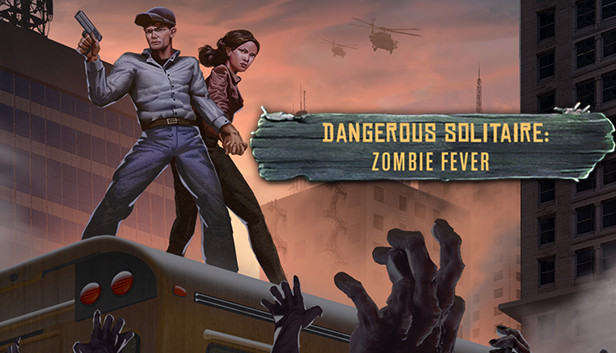 Dangerous Solitaire. Zombie Fever Steam capsule image