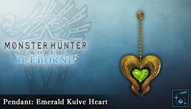 Monster Hunter World: Iceborne - Pendant: Emerald Kulve Heart Steam capsule image