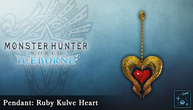 Monster Hunter World: Iceborne - Pendant: Ruby Kulve Heart Steam capsule image