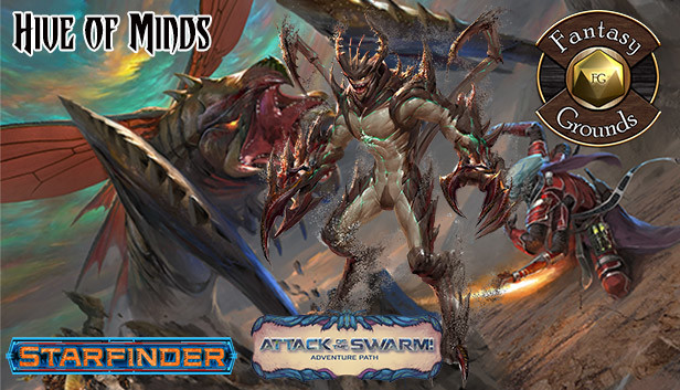 Fantasy Grounds - Starfinder RPG - Attack of the Swarm AP 5: Hive of Minds Steam capsule image