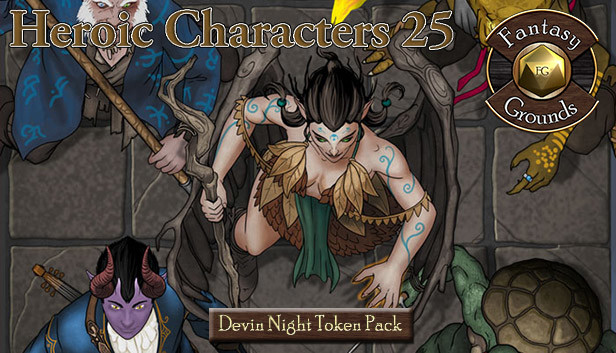 Fantasy Grounds - Devin Night TP129: Heroic Characters 25 Steam capsule image