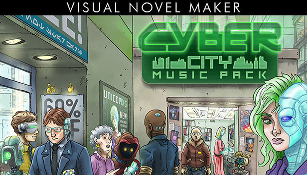 Visual Novel Maker - Cyber City Music Pack Steam capsule image