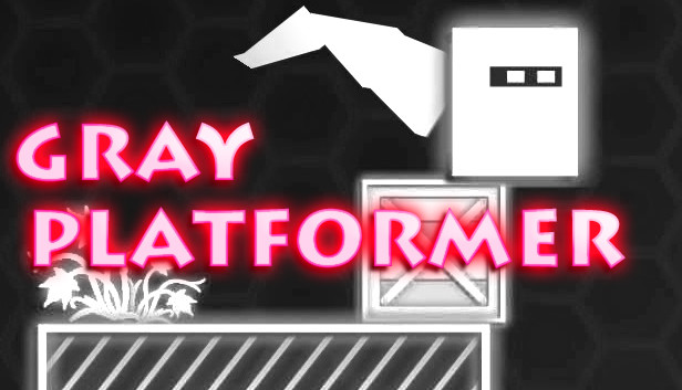 Gray platformer Steam capsule image