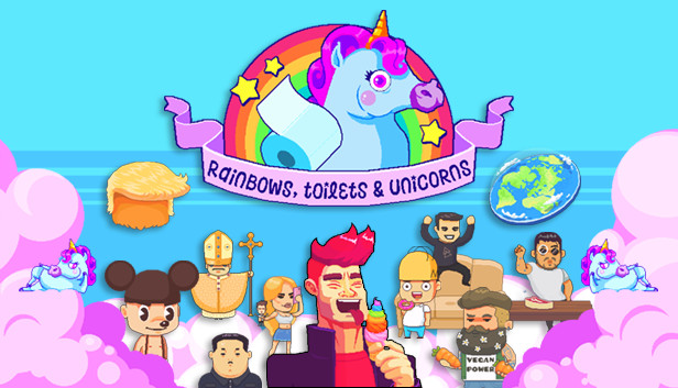 Rainbows, toilets & unicorns! Steam capsule image