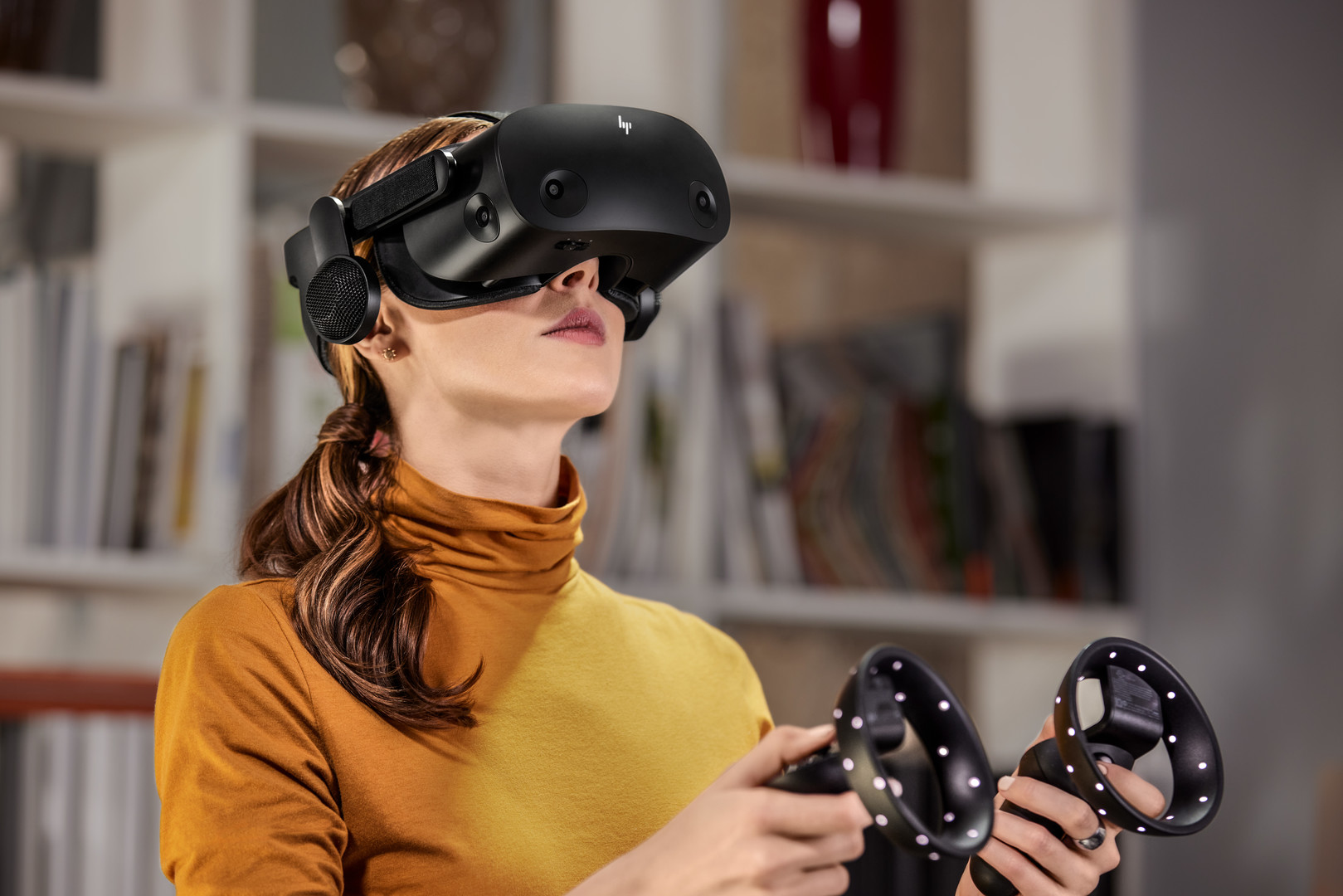 HP Reverb G2 VR Headset With Controller, Adjustable Lenses & Speakers from Valve, 2160 x 2160 LCD Panels, For Gaming, Ergonomic Design, 4 Cameras