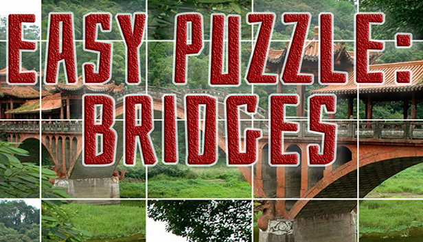 Easy puzzle: Bridges Steam capsule image
