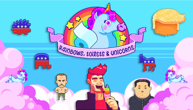 Rainbows, toilets & unicorns - Political Drama Steam capsule image