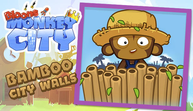 Bloons Monkey City - Bamboo City Walls Steam capsule image