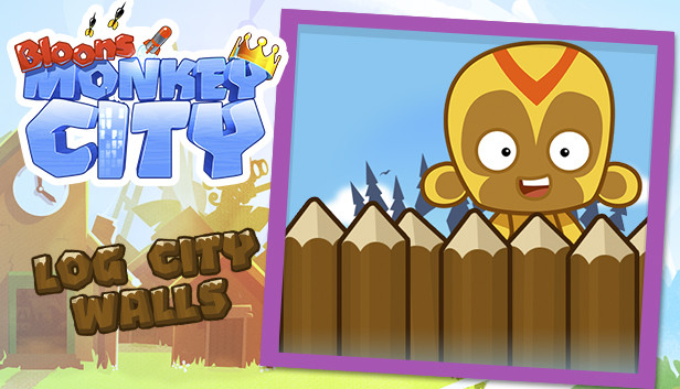 Bloons Monkey City - Log City Walls Steam capsule image