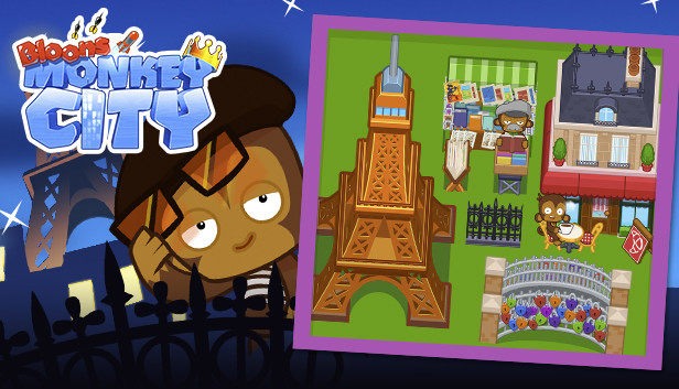 Bloons Monkey City - Eiffel Tower Pack Steam capsule image