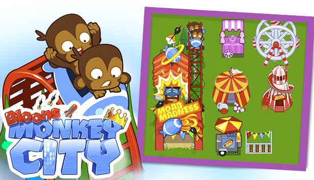 Bloons Monkey City - MOAB Madness Pack Steam capsule image