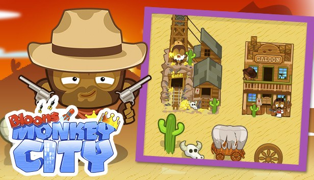 Bloons Monkey City - Frontier Pack Steam capsule image