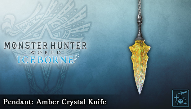 Monster Hunter World: Iceborne - Pendant: Amber Crystal Knife Steam capsule image