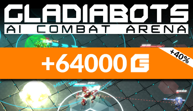 Gladiabots - 64 000 Credits Steam capsule image