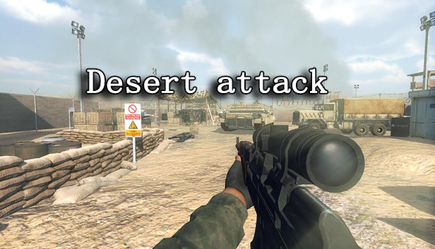 Desert attack Steam capsule image