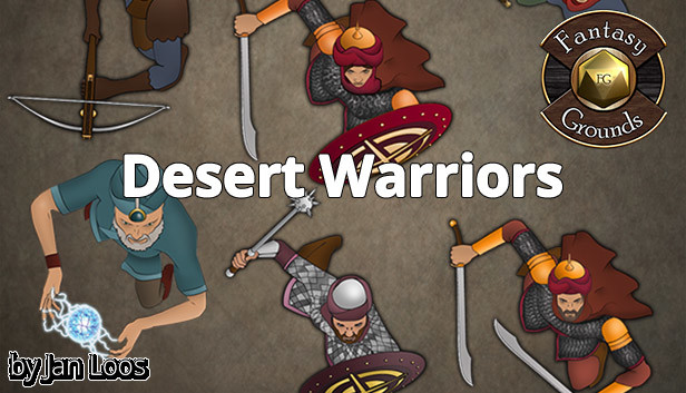 Fantasy Grounds - Jans Token Pack 01 - Desert Warriors Steam capsule image