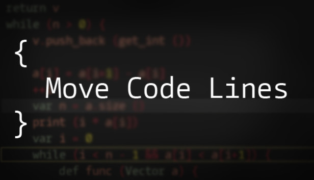 Move Code Lines Steam capsule image