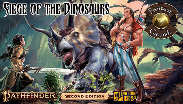 Fantasy Grounds - Pathfinder 2 RPG - Extinction Curse AP 4: Siege of the Dinosaurs Steam capsule image