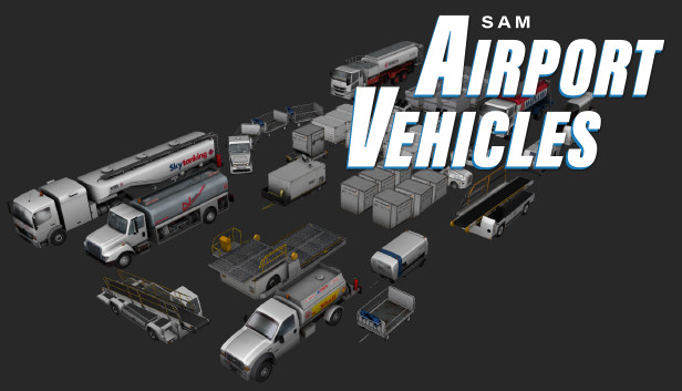 X-Plane 11 - Add-on: SAM AirportVehicles Steam capsule image