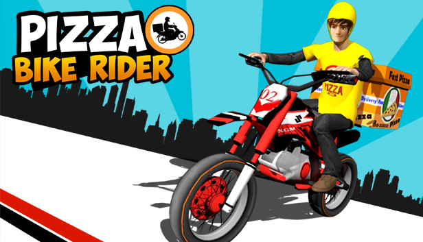 Pizza Bike Rider Steam capsule image