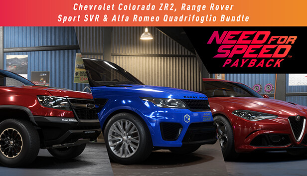 Need for Speed™ Payback: Chevrolet Colorado ZR2, Range Rover Sport SVR & Alfa Romeo Quadrifoglio Bundle Steam capsule image
