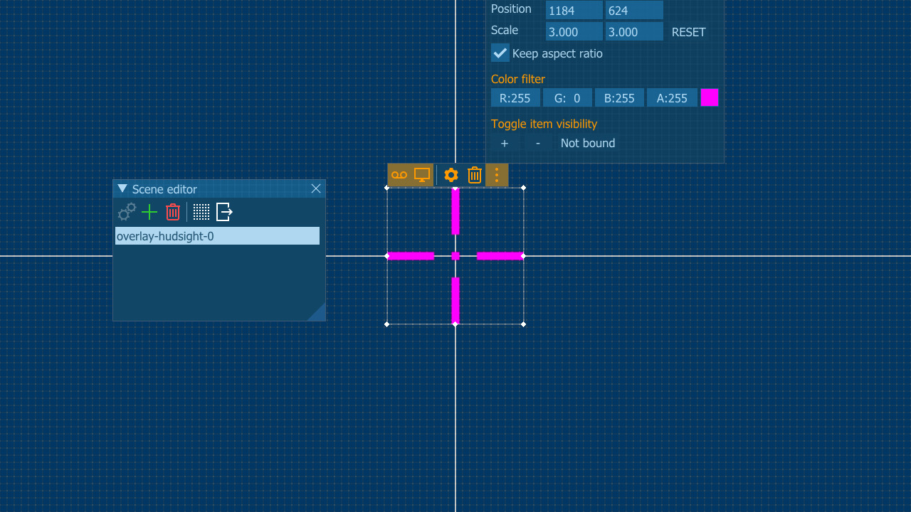 crosshair overlay crosshair overlay