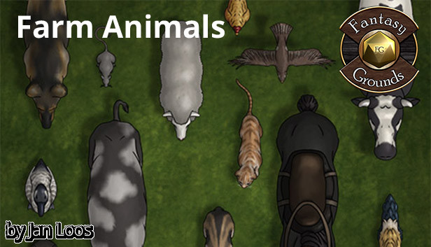 Fantasy Grounds - Jans Tokenpack 12 - Farm Animals Steam capsule image
