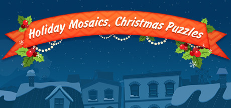Holiday Mosaics Christmas Puzzles Cover Image