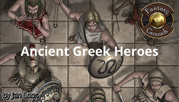 Fantasy Grounds - Jans Tokenpack 16 - Ancient Greek Heroes Steam capsule image