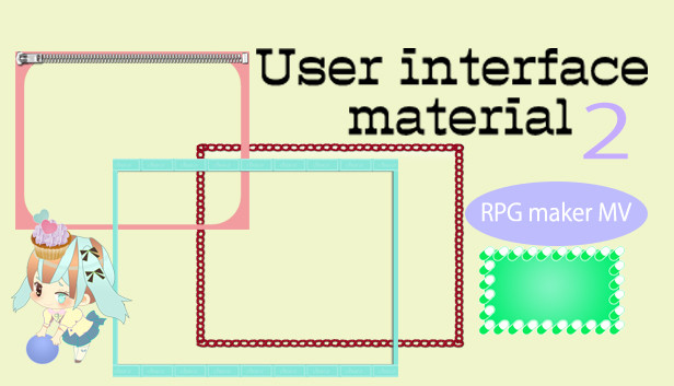 RPG Maker MV - User Interface Material 2 Steam capsule image