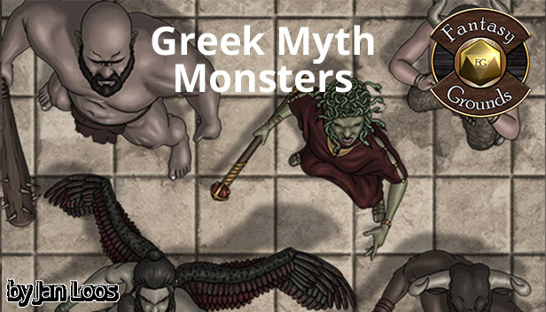 Fantasy Grounds - Jans Tokenpack 17 - Greek Myth Monsters Steam capsule image