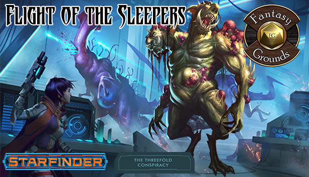 Fantasy Grounds - Starfinder RPG - The Threefold Conspiracy AP 2: Flight of the Sleepers Steam capsule image