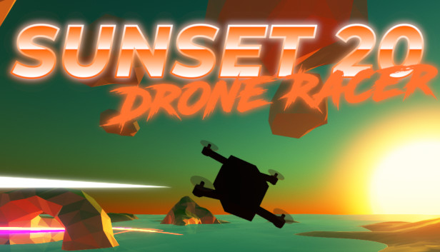 Sunset 20 Drone Racer Steam capsule image
