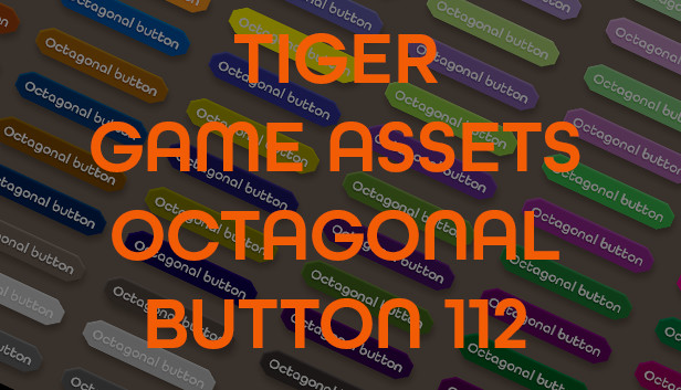 TIGER GAME ASSETS OCTAGONAL BUTTON 112 Steam capsule image