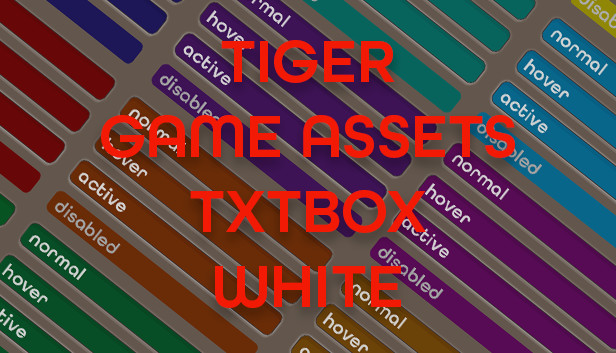 TIGER GAME ASSETS TXTBOX WHITE Steam capsule image