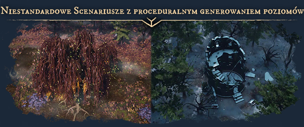 proceduralnie generowane poziomy w grze Gord