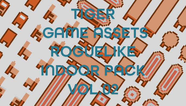 TIGER GAME ASSETS ROGUELIKE INDOOR PACK VOL.02 Steam capsule image