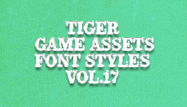 TIGER GAME ASSETS FONT STYLES VOL.17 Steam capsule image