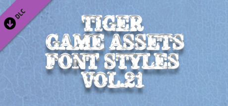 TIGER GAME ASSETS FONT STYLES VOL.21 header