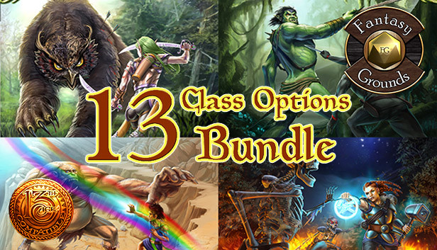 Fantasy Grounds - 13 Class Options Bundle Steam capsule image